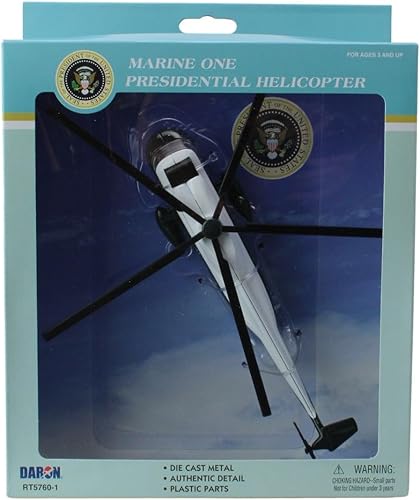 Miniatura 8 de Daron Marine One Helicóptero Presidencial VH-3D, azul