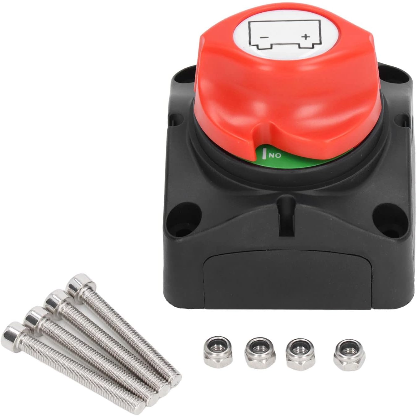 Battery Disconnect Switch for Car Vehicle, 12?36V 275A Battery Disconnect Switch On Off 2 Positions Power Cut Off Isolator