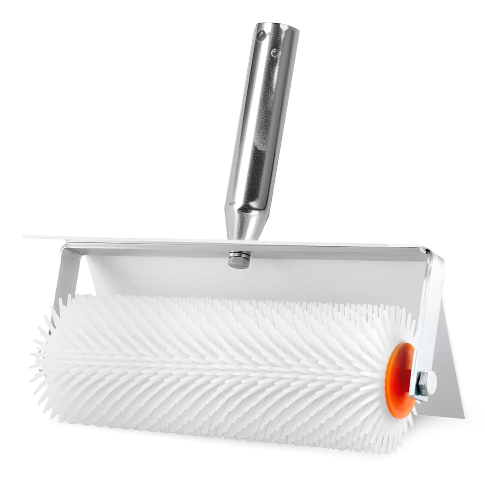 Rouleau de purge à pointes - 25 cm - Avec protection anti-éclaboussures - Longueur du pic : 21 mm - Pour enlever les bulles et les surfaces lisses