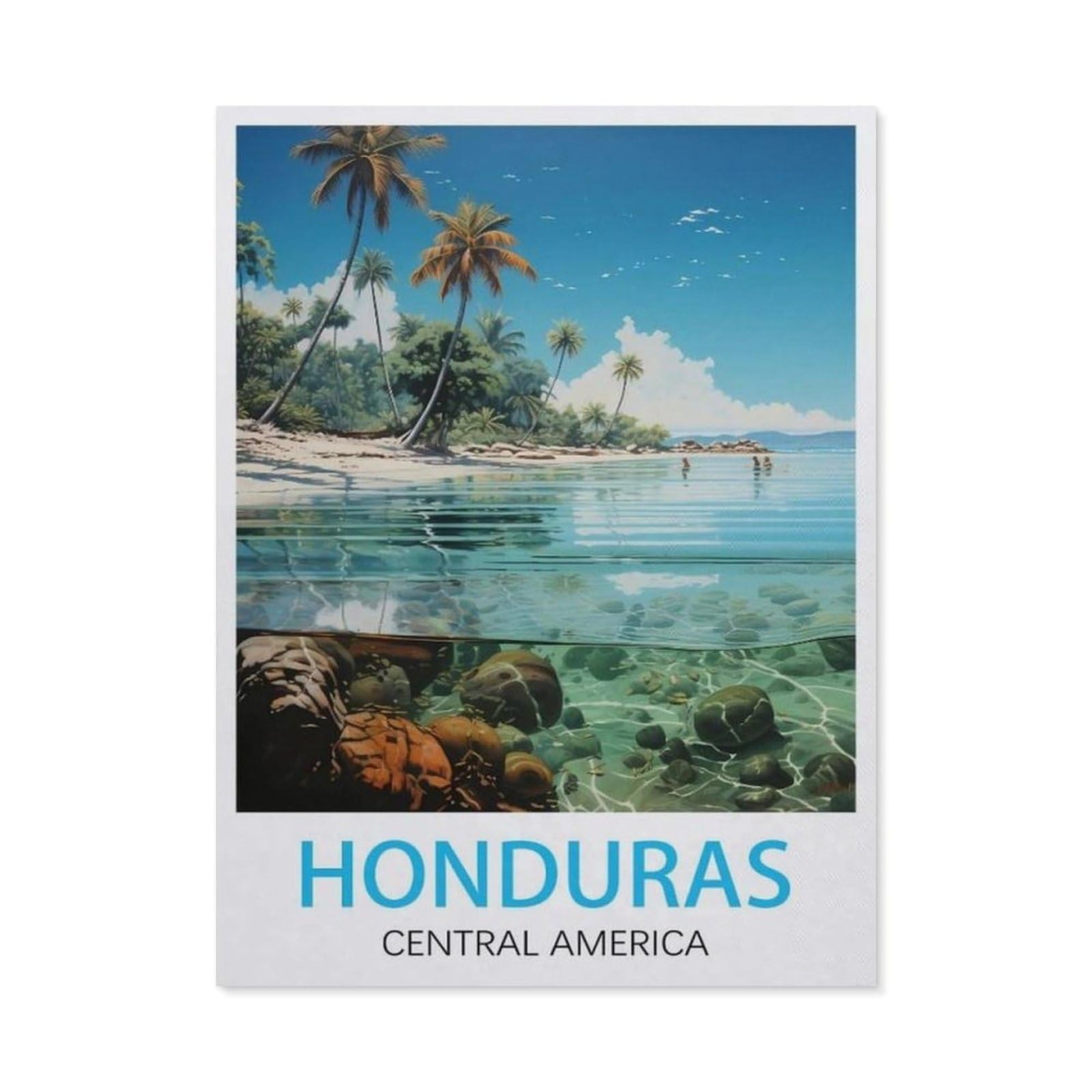 Metal Tin Sign，Honduras(30x40cm）