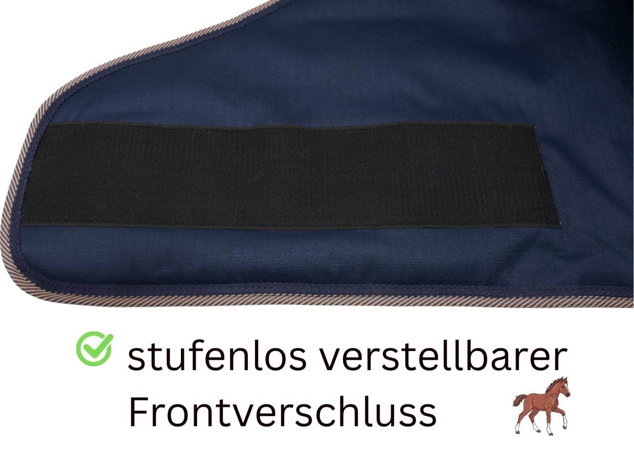 AMKA Fohlendecke Outdoordecke POTRO verstellbar 600 Denier 200 g