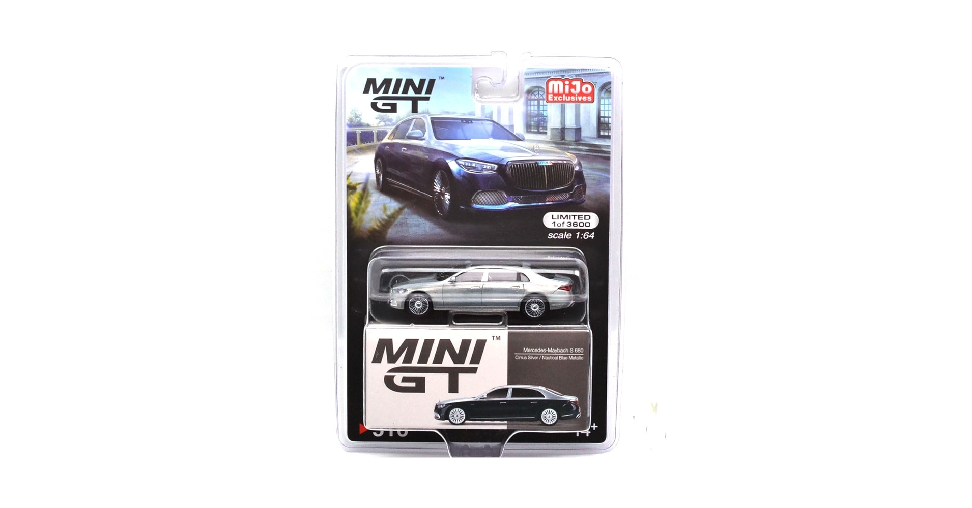 MINI GT メルセデス マイバッハ S680 チェイスカー Amazon | MINI GT 1:64スケール MiJo 限定 メルセデス