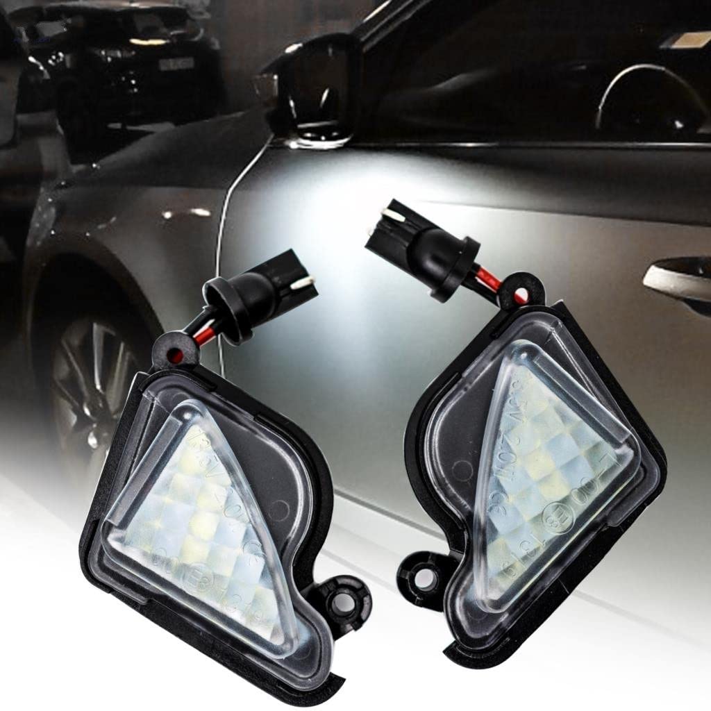 Lámparas incandescentes Debajo De La Lámpara De Espejo, Bombilla - Externa para Coche, Intermitente para Superb Mk2 Octavia A5 A7 MK2