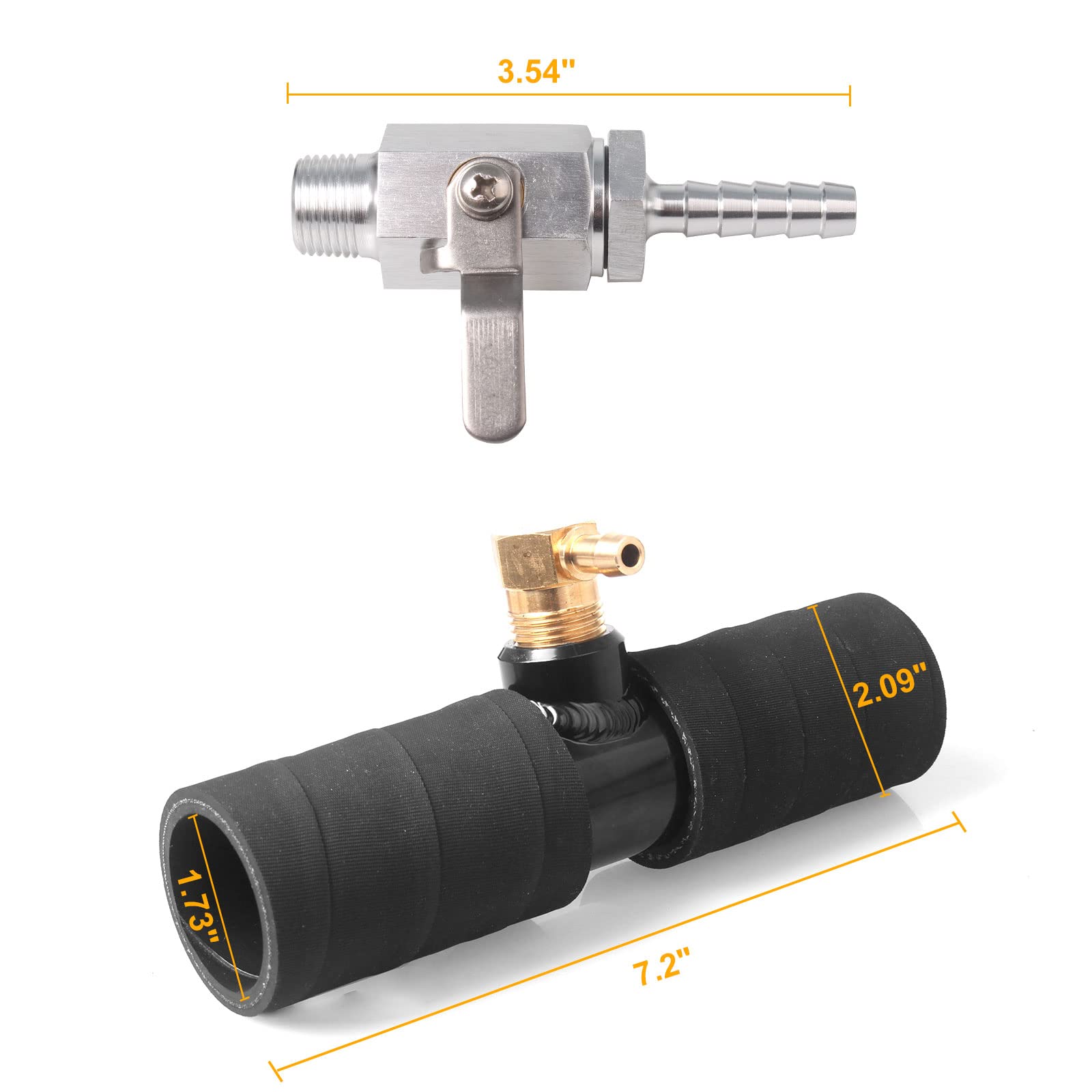 Amazon.com: Auxiliary Fuel Tank Install Kit 1 3/4