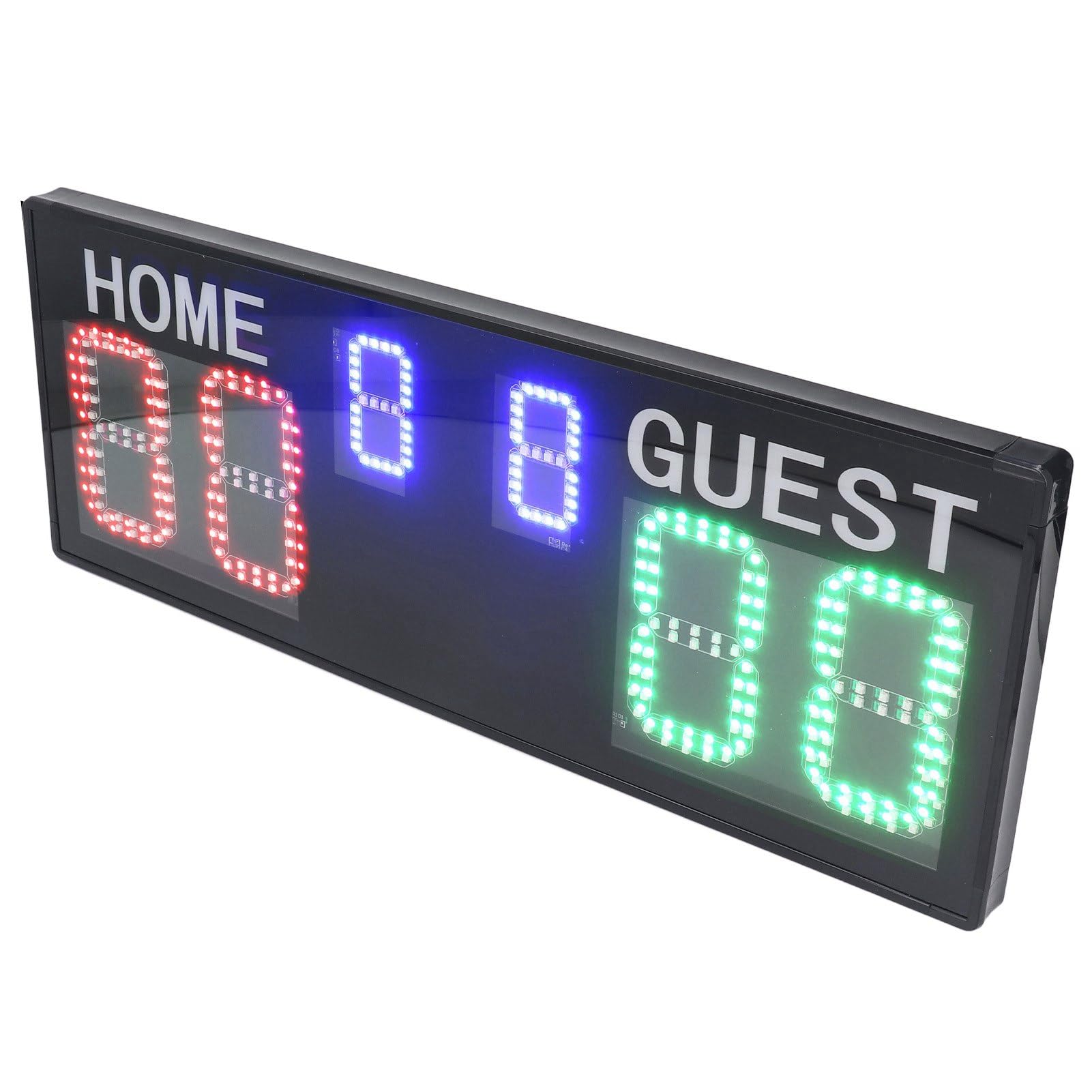 Tabellone Segnapunti Elettronico Display a LED Luminoso Segnapunti Digitale con Telecomando per Pallavolo, Basket, Calcio, Dimensioni Portatili a 6 Cifre