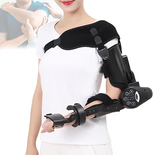 Elbow Joint Rehabilitation Training Device, Hinged Elbow Support Arm Exerciser, for Arm Flexion and Extension Rehabilitation Exercises Left