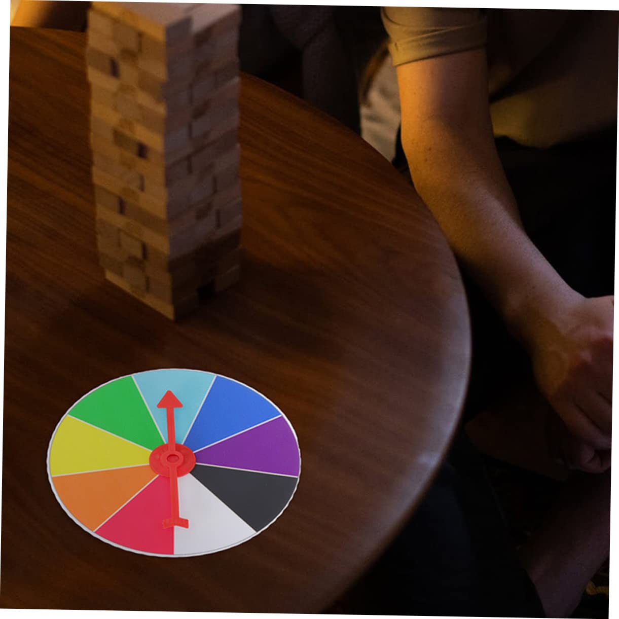 BRIGHTFUFU 2Pcs Prize Wheel Game Fun Rotate Board for Party Supplies for Classroom Activities Events and Game Nights Includes Styles Slots