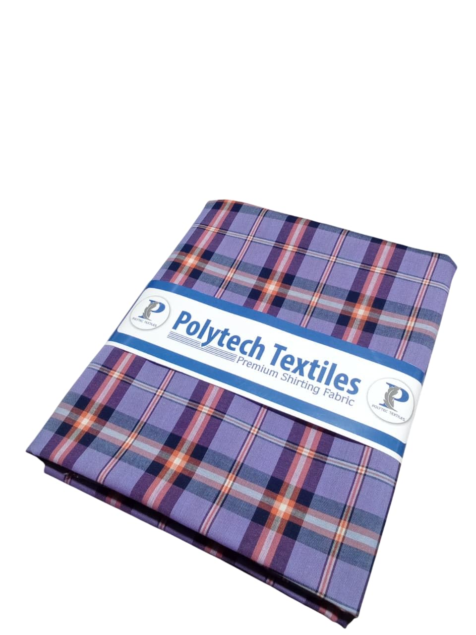 Pure Cotton Unstitched Shirting Fabric, Purple with Orange and White Checks, Semi-Formal, 58 Inches Wide, Regular Fit-image-45