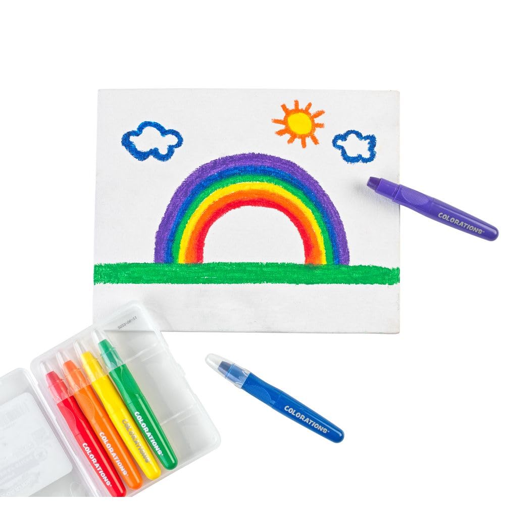 Colorations Primary Smooth & Silky Sticks - 6 Colors