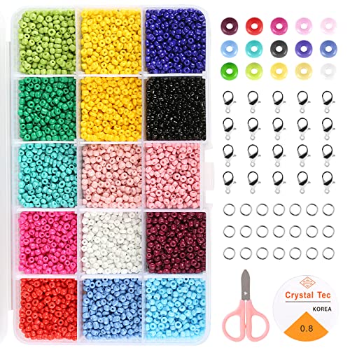 (セット割) 糸通しビーズ  4mm  5色 Amazon.co.jp: NALER ビーズ手芸 シードビーズ 丸小ビーズ 糸通し