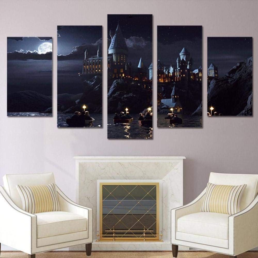Harry Potter Hogwarts Hall Aufgespanntes Leinwandbild