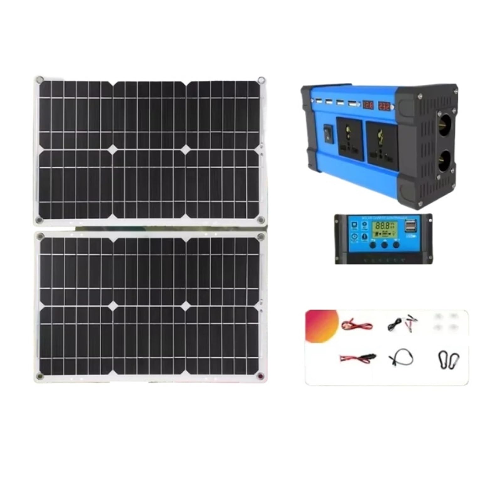 Kit Completo Di Energia Solare Da 6000 W Controller Inverter 100 A Da 12 V A 220 V