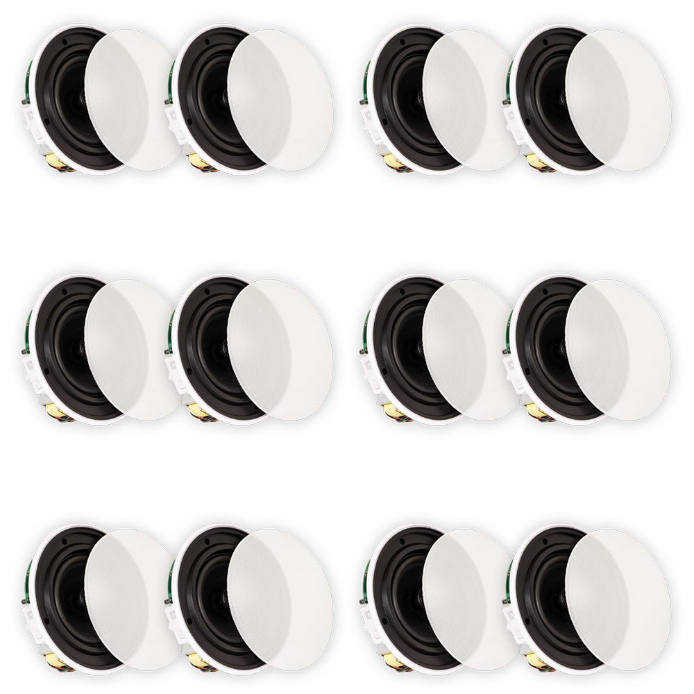 TSQ670 Flush Mount 70 Volt In Ceiling Speakers with 6.5