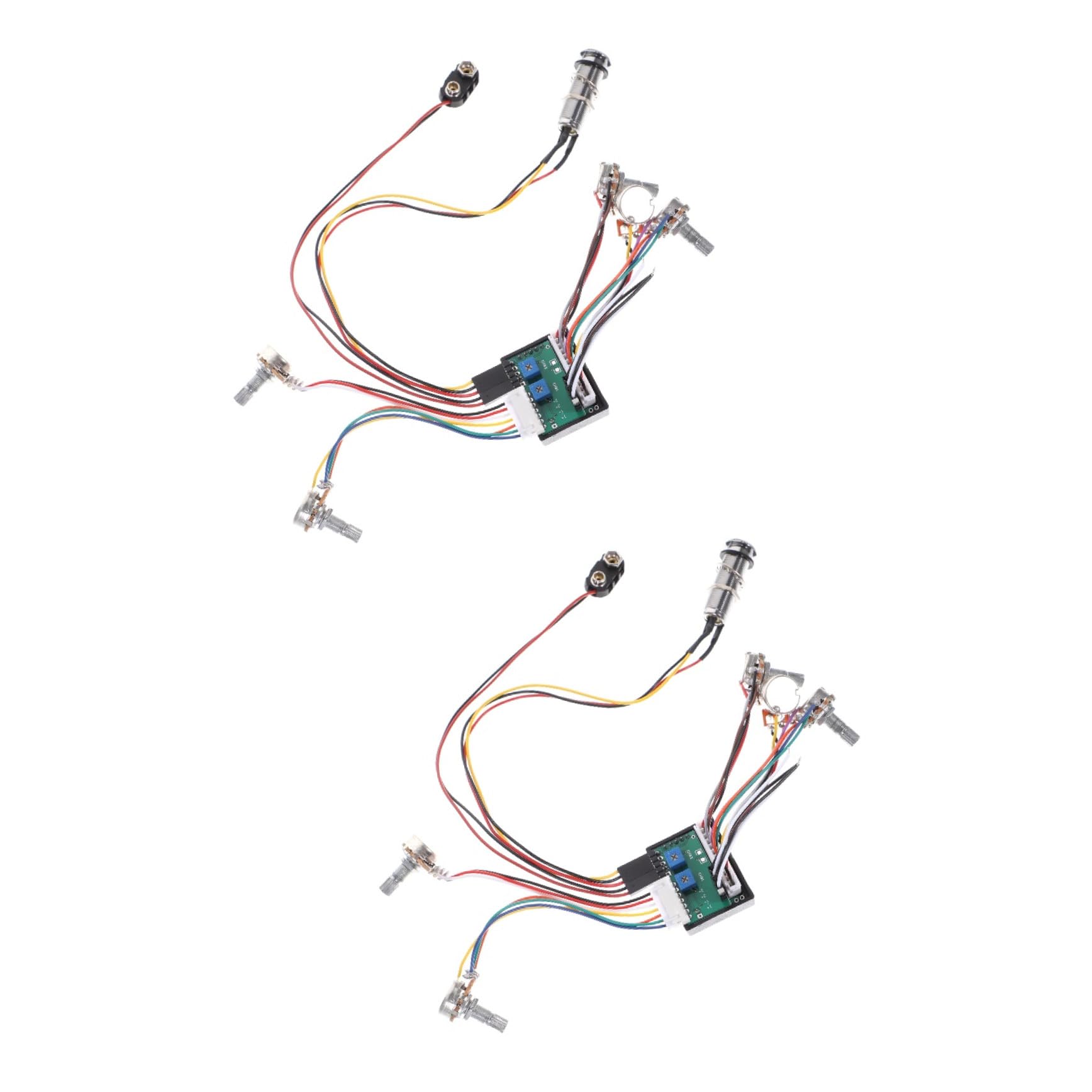 ibasenice 2sätze Elektrische Gitarren Schaltung Band Eq Aktive Und Passive Pickups Diy Gitarrenschaltung Für Musiker Ersatzteile Für Gitarre Und Bass