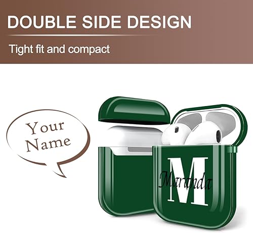 Miniatura 6 de Funda personalizada con monograma compatible con Airpod de 4321 generación, Airpods Pro 32ndPro Cover  Personaliza tu foto, texto y nombre,