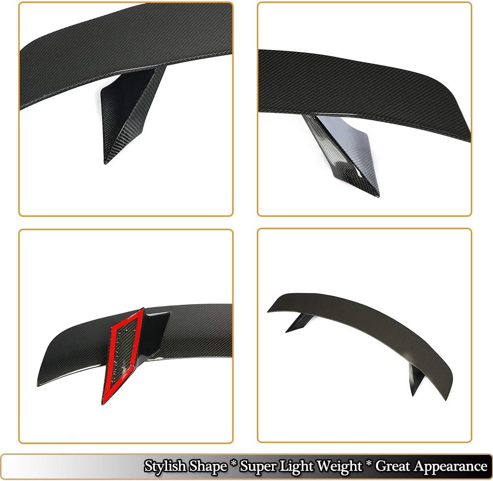 Trunk Spoiler fits BMW I8 Coupe 2014-2018 Factory Outlet Carbon Fiber CF Racing Rear Boot Lid Highkick Wing Lip
