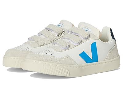 VEJA Kids Small V-90 Origanically Traced Leather (Toddler) Kids Shoes Extra White/Egee : Unisex EU 26 (US 9.5 Toddler) M