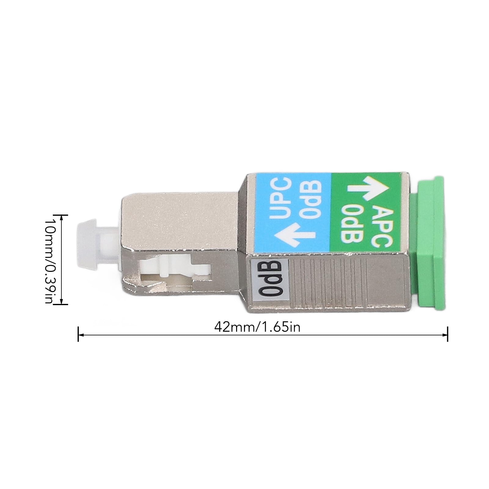 Adattatore per Fibra Ottica, Attenuatore per SC, Adattatore SC-UPC Maschio a Femmina da 1200 Nm a 1600 Nm, Connettore per Fibra Ottica Ibrida per