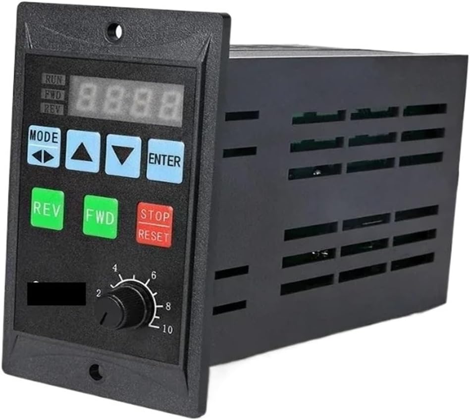 Variable Frequency Drive Converter Simple Frequency Converter Single-Phase 220V Input Three-Phase 220V Output 750W Motor Water Pump Speed Regulation(2PCS-750WBPQ)