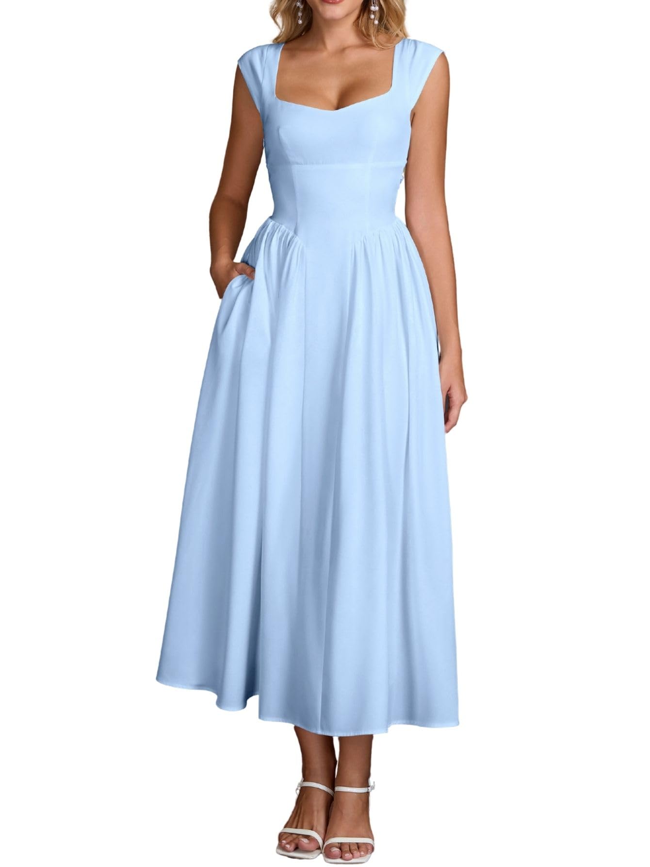 Photo 1 of Parthea Women's Summer Corset Midi Dress
