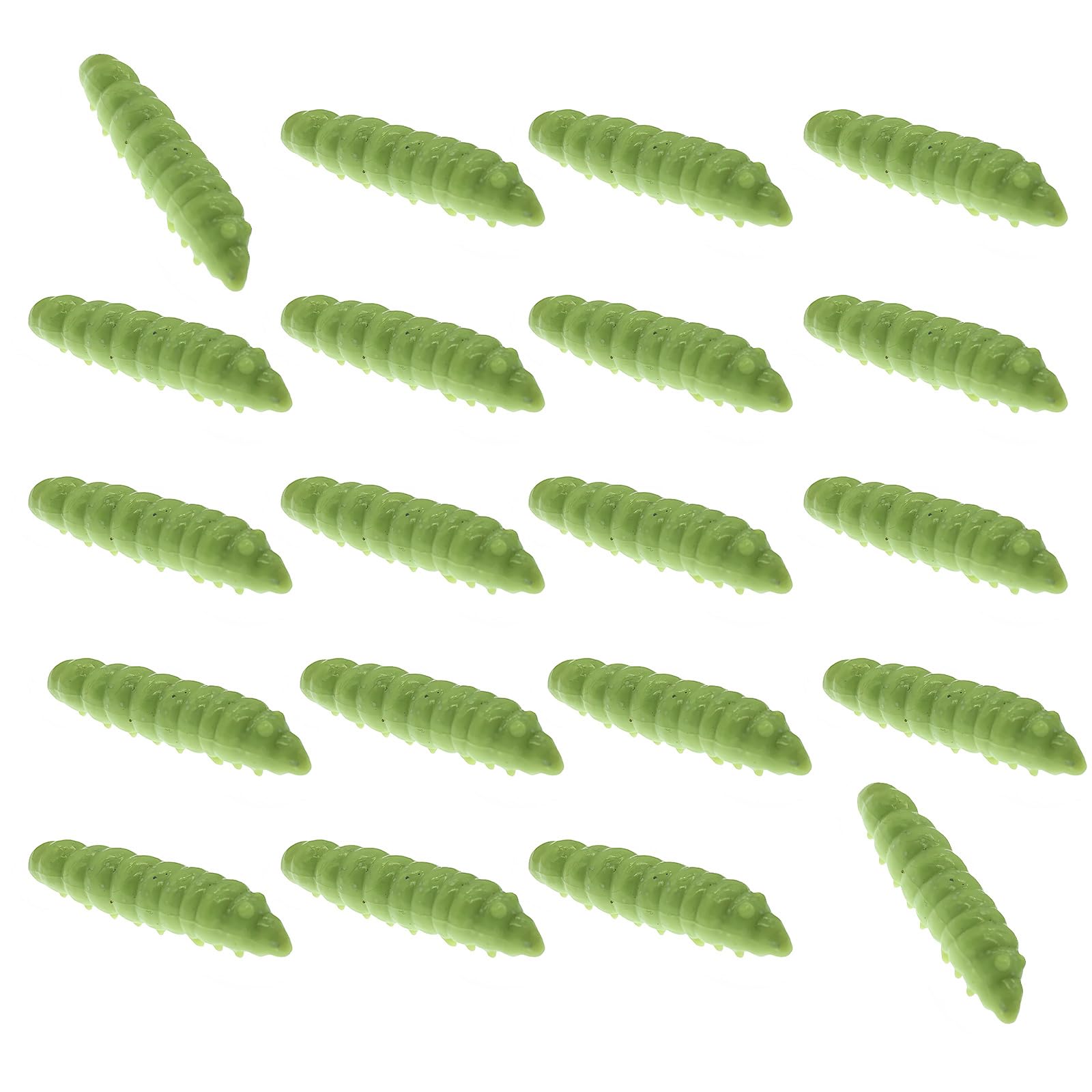 BWANGIAO 20pieces Fishing Lures 4Cm Floating Baits Simulation Soft Baits For Freshwater And Saltwater Fishing Enduring