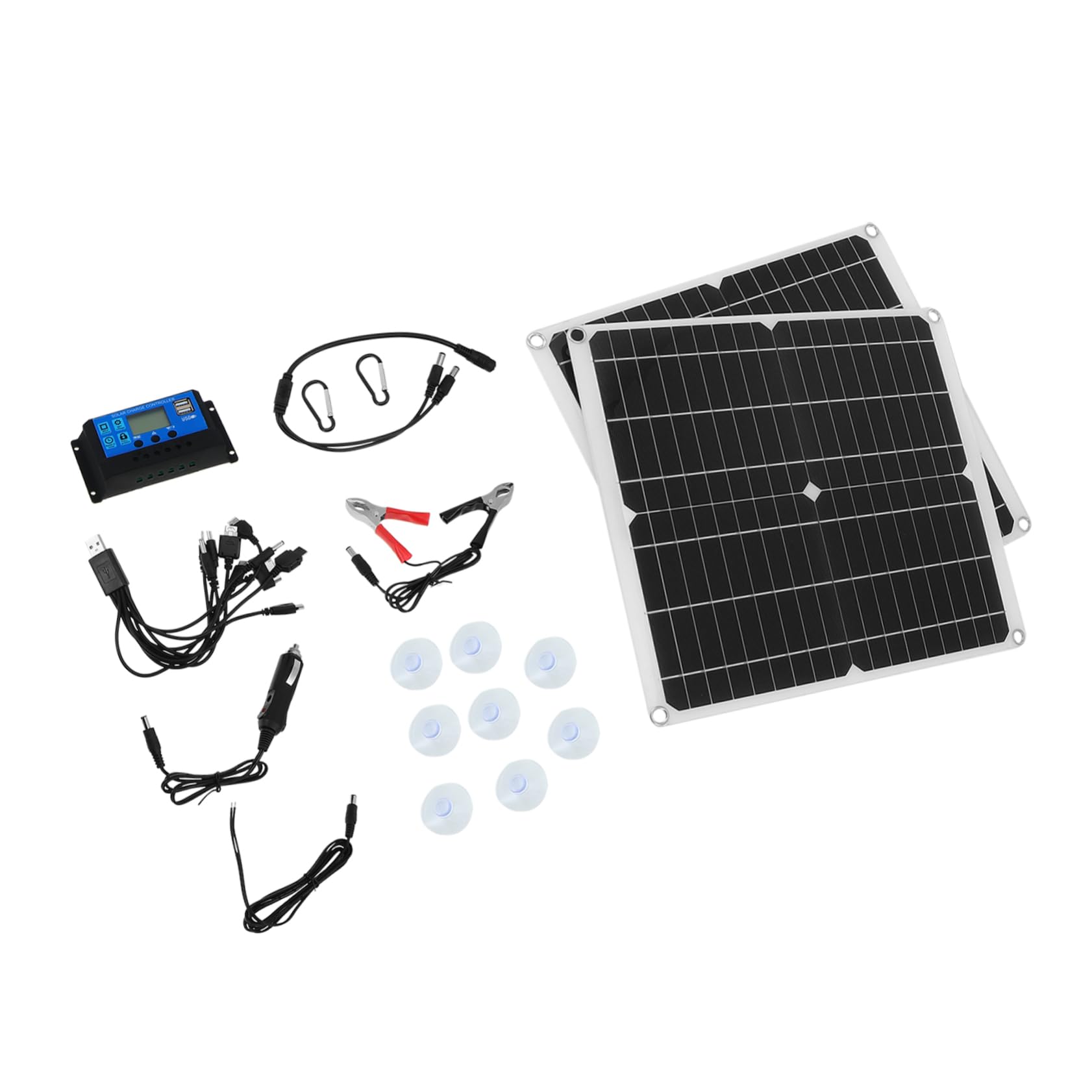Kit solaire portable panneau photovoltaïque pour alimentation extérieure de camping