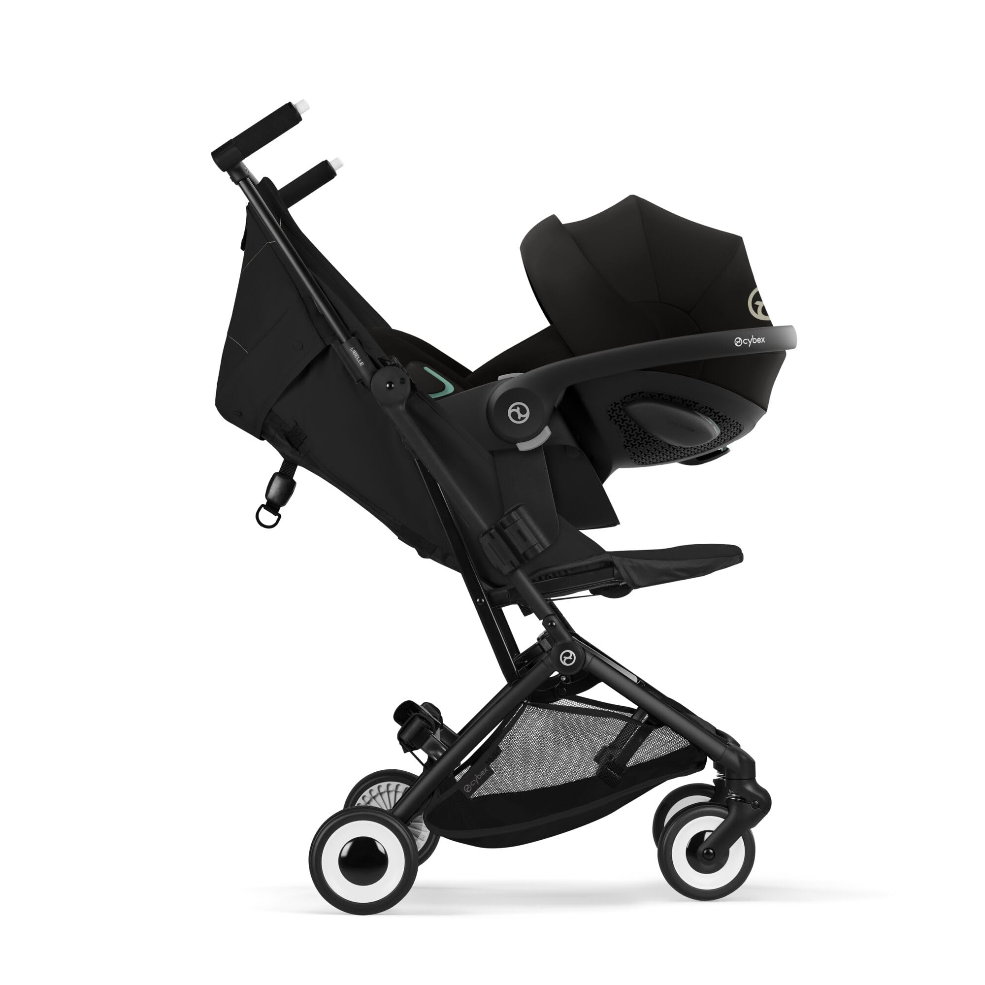 CYBEX Gold Kinderwagen LIBELLE, handgepäcktauglich, 6 Monate bis 4 Jahre, max. 22 kg, ultraleicht 6 kg, Einhand-Gurtsystem, Magic Black