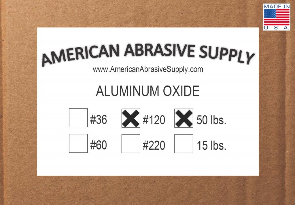 Aluminum Oxide #120 Grit Blasting Abrasive (50 lbs.)