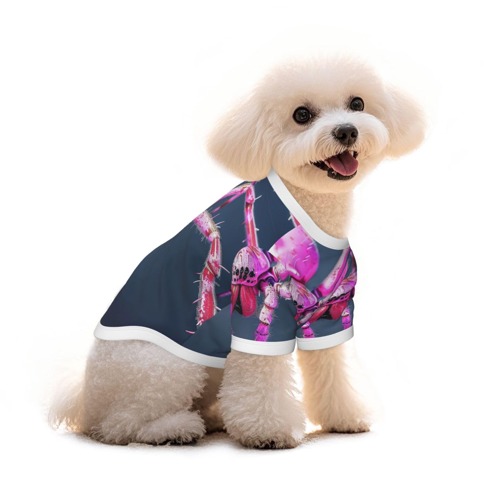 T-shirt pour chien respirant pour les balades d'été du bouledogue