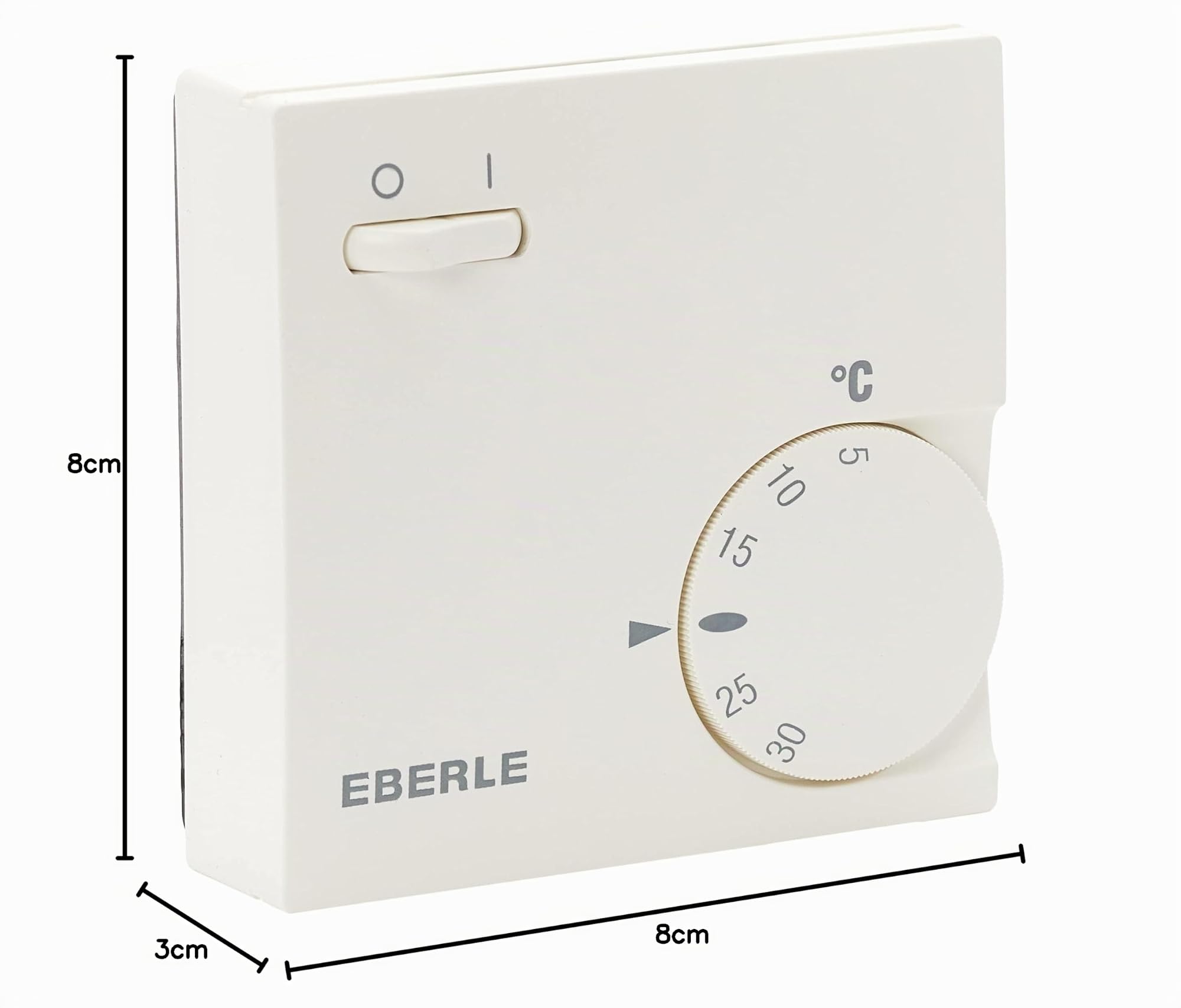 Eberle Raumthermostat, RTR-E6763, Reinweiß