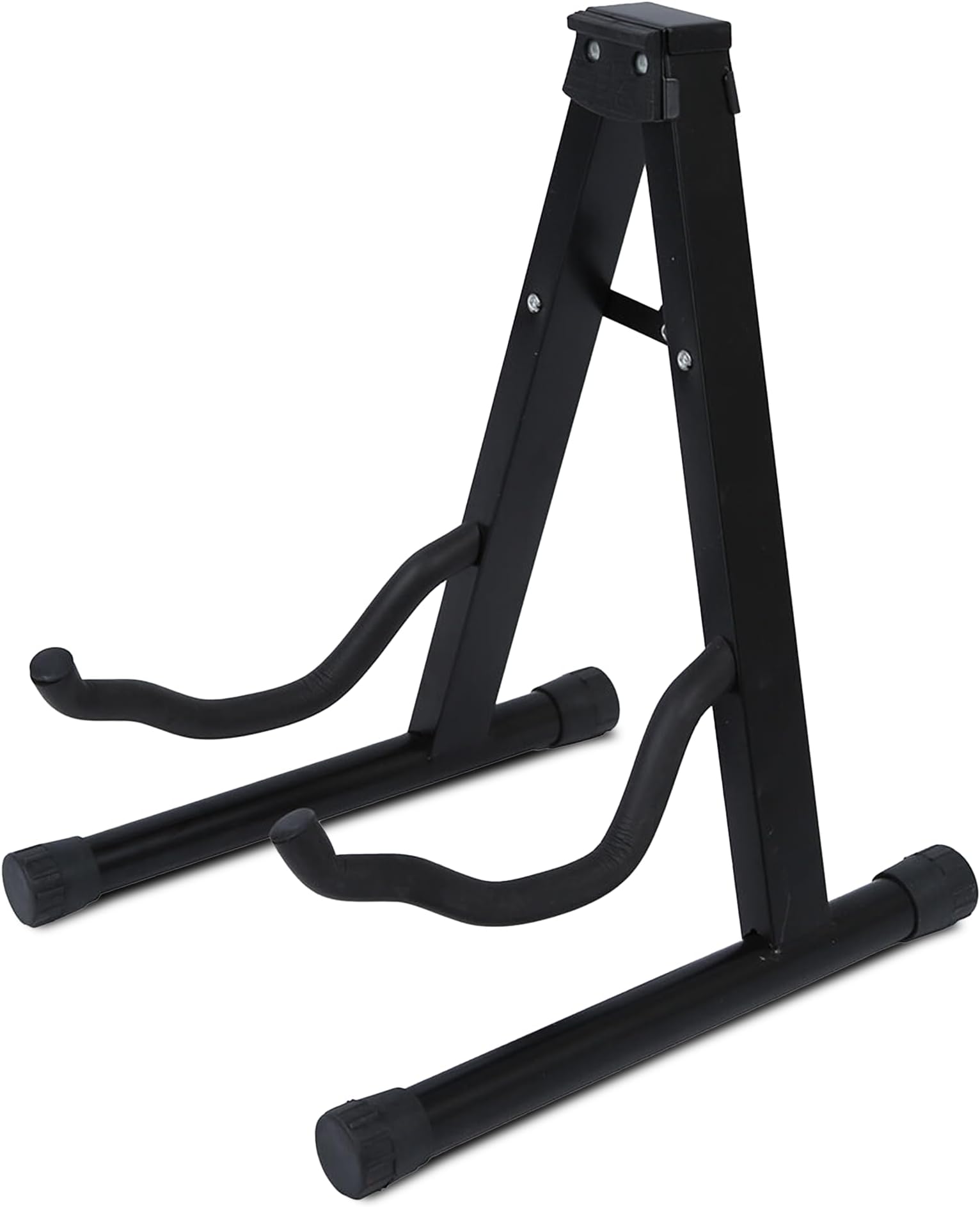 KEPLIN A Frame Foldable Guitar Stand (Black) - Portable Universal Floor Stand for Acoustic, Electric, and Bass Guitars