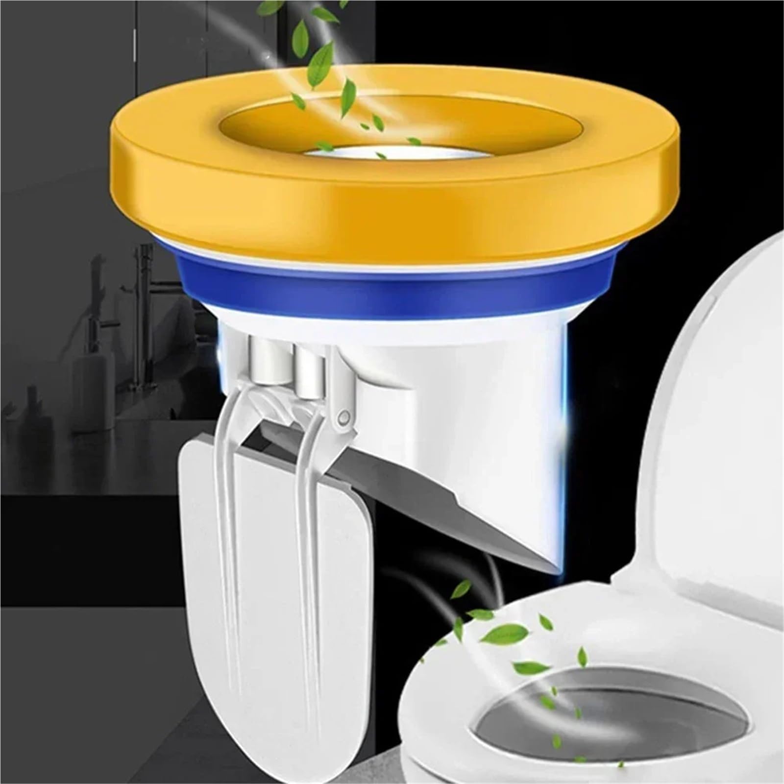 Guarnizione per WC Guarnizione della flangia toilette a chiusura automatica