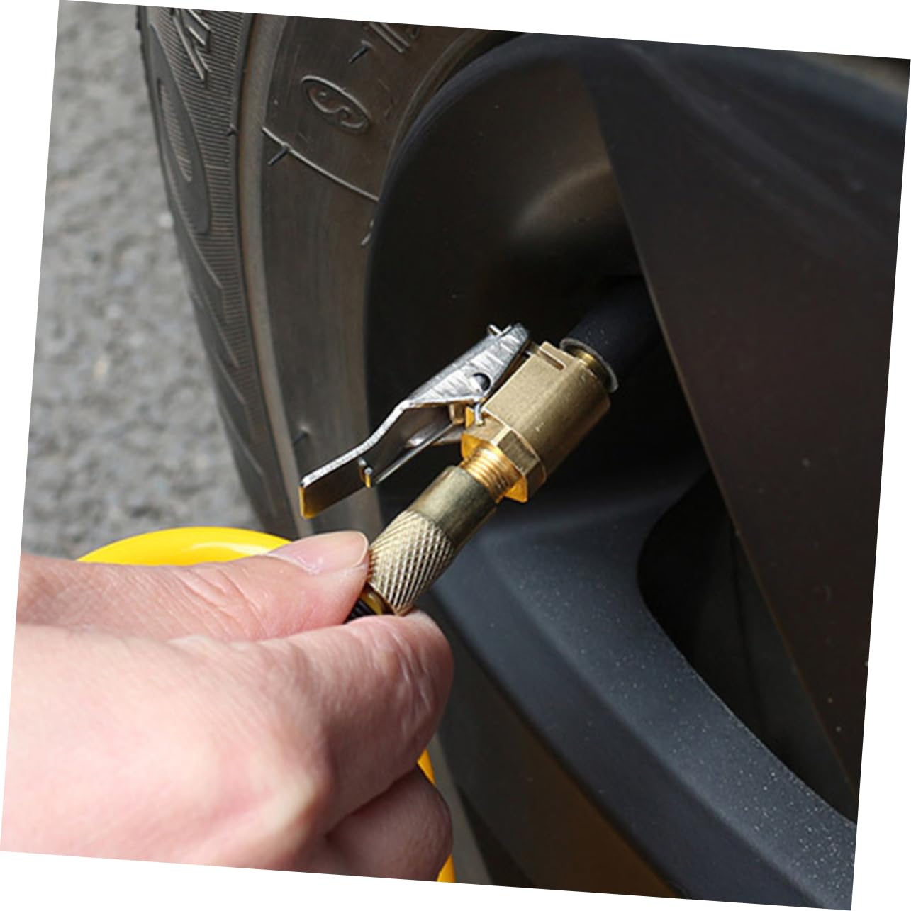 Ciieeo Universal Fit Car Tire Air Chuck Barb Brass Material for Efficient Tire Inflation