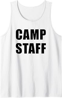 Camp Staff - Campsite Worker & Volunteer Uniform Tank Top