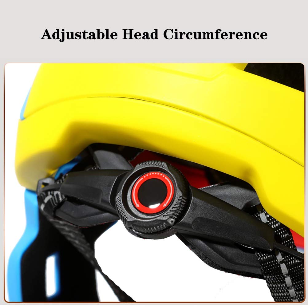 Kinder Fahrradhelm Abnehmbar Integralhelm Verstellbar Kinderhelm Multi-Sport Schutzhelm für 3-15 Jahre Junge Mädchen Skateboard Roller Inlineskaten Scooter BMX