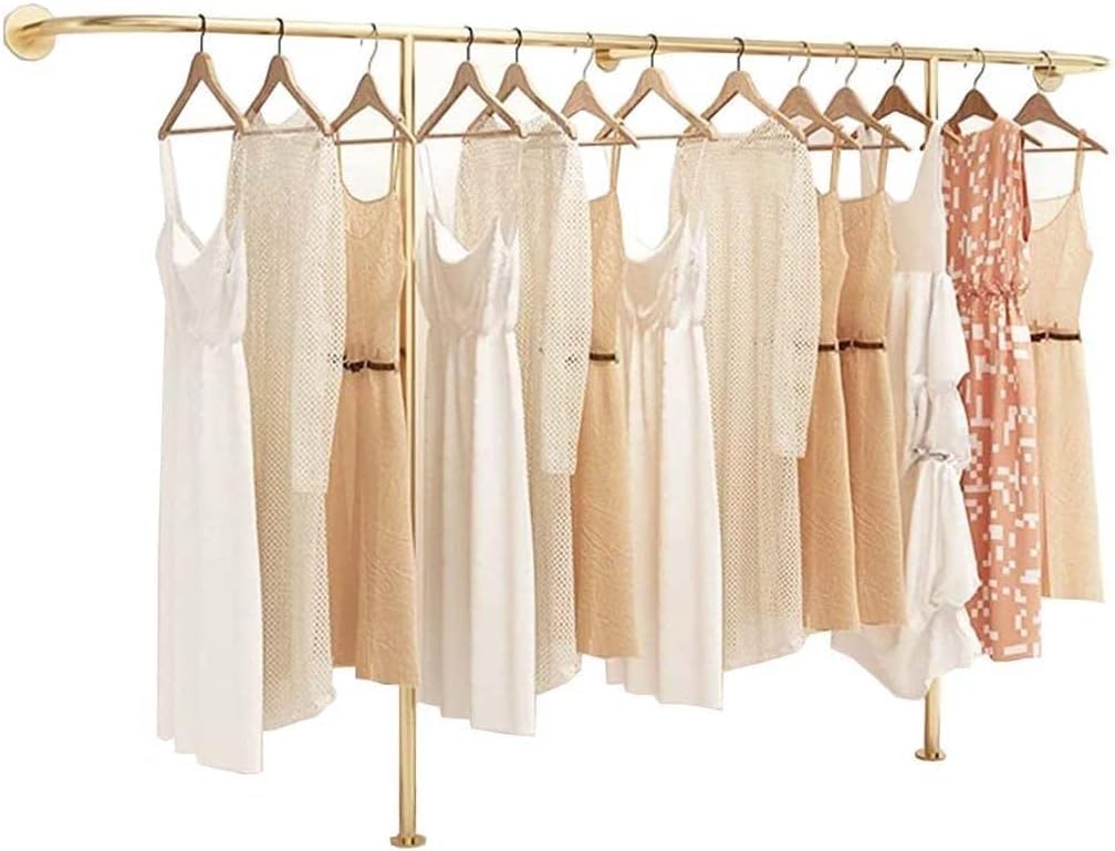 YNBSHGAA Wall Mounted Coat Rack, Adjustable Metal Hooks, Entryway Hat and Scarf Organizer for Bedroom, Hallway, 6 Hooks,3-size_name-300cm