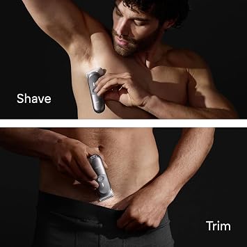 Braun Body Shaver Series 7, +6 Accessories, Compact, SmartLight, BG7550