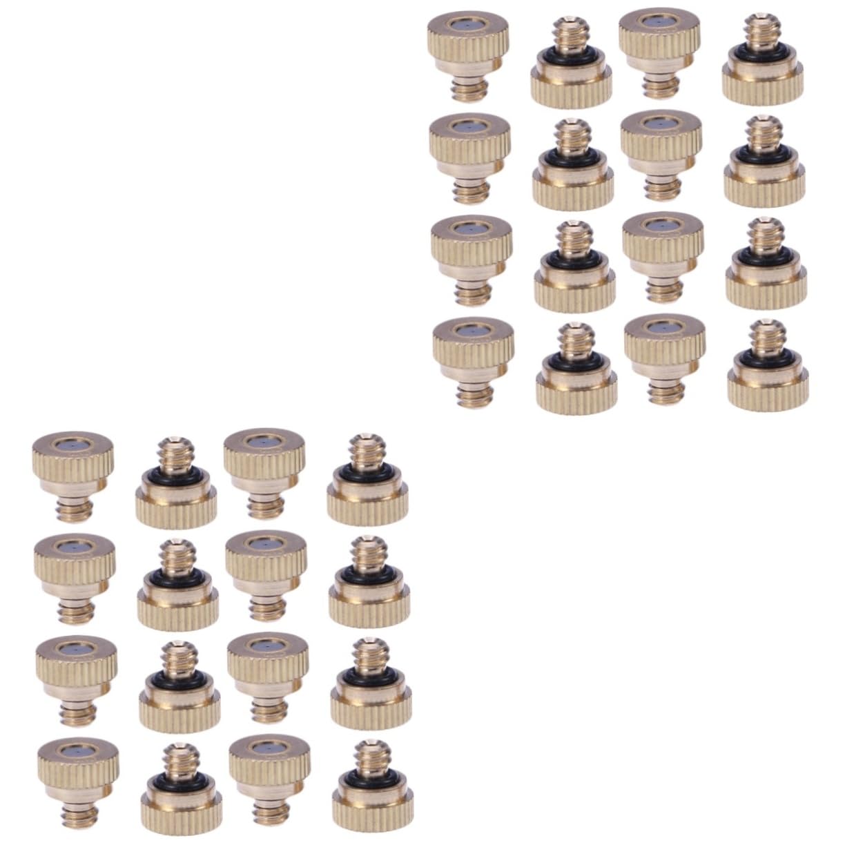 50pièces Brass Misting Nozzle Atomiseur De Brumisation Pour Jardinage Systèmes De Refroidissement Et Irrigation Et Économique