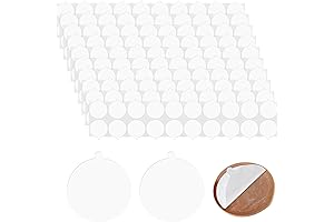 500Pcs Adhesive Dots Wax Sticker Backing Double Sided Sticky Dots for Wax...