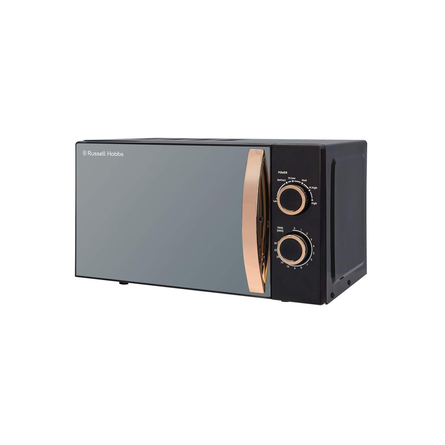 Solo Microwaves Steel/Plastic/Glass Russell Hobbs RHMD804CP Copper Digital Microwave Large
