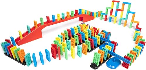 Miniatura 2 de Bulk Dominoes Kit de dominó cinético  Juego de dominó, juguetes pequeños STEM STEAM, juegos familiares para niños, juguetes y juegos para niños,