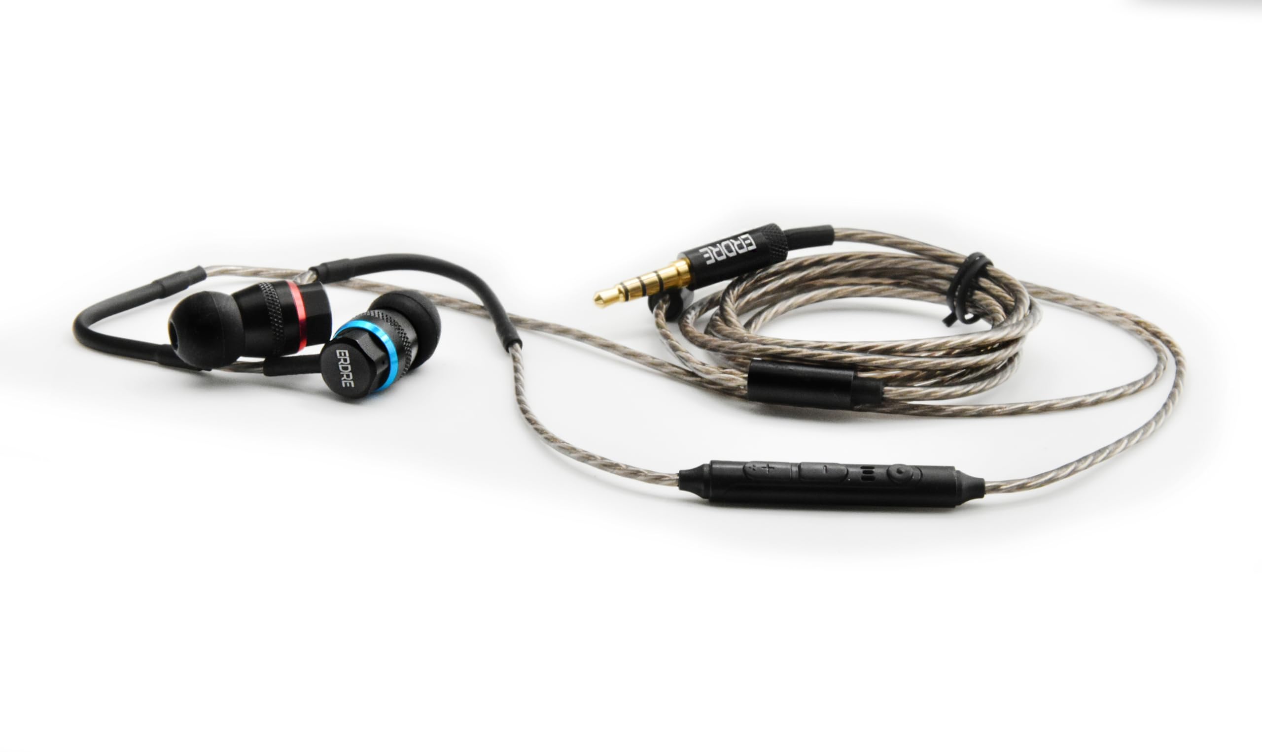 D202 à 3 Boutons - écouteurs Intra-Auriculaires - Jack 3.5 - Marque française - Haut-Parleur HDSS et Microphone intégré