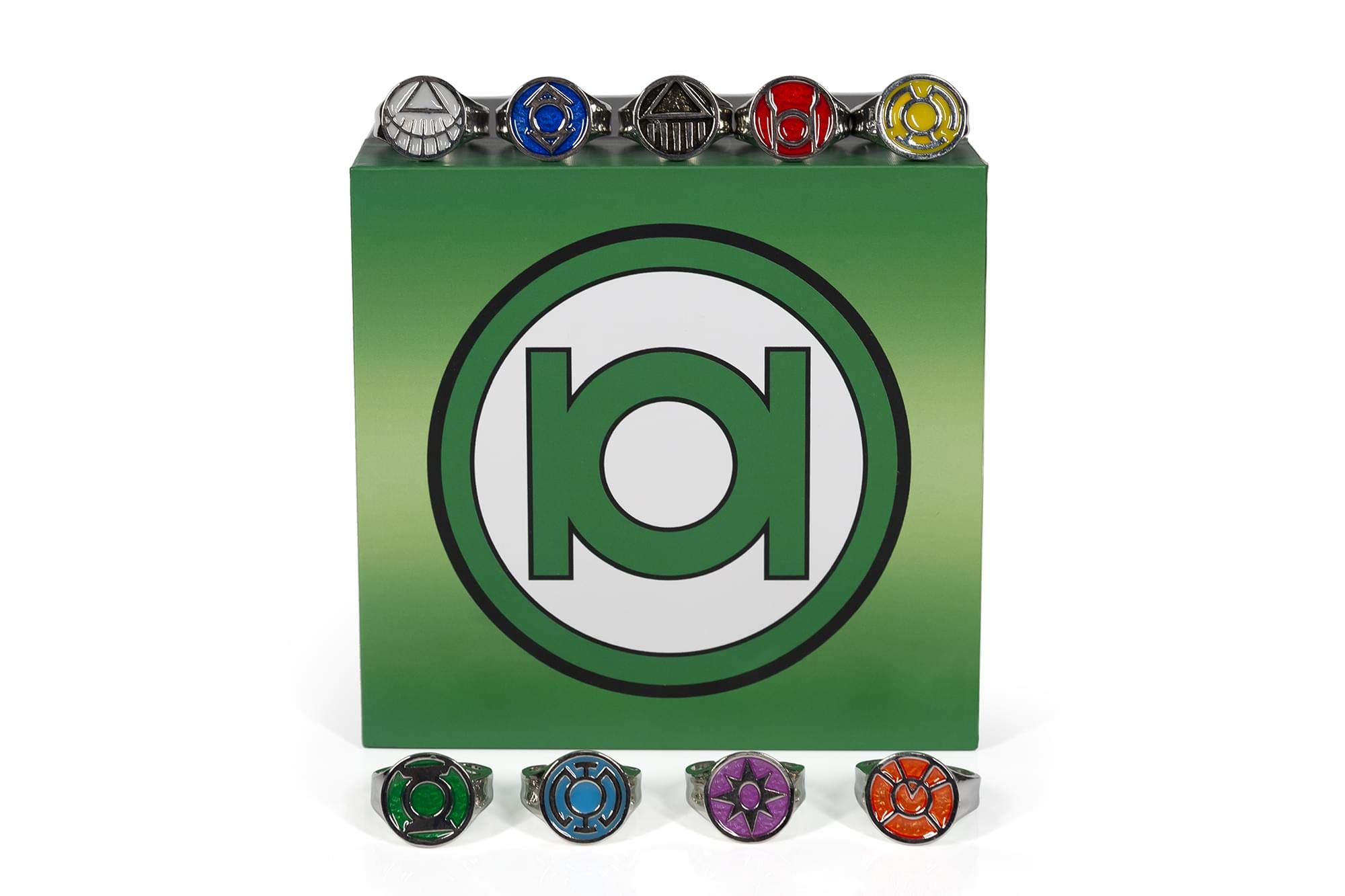 SalesOne Green Lantern Deluxe zestaw pierścionków