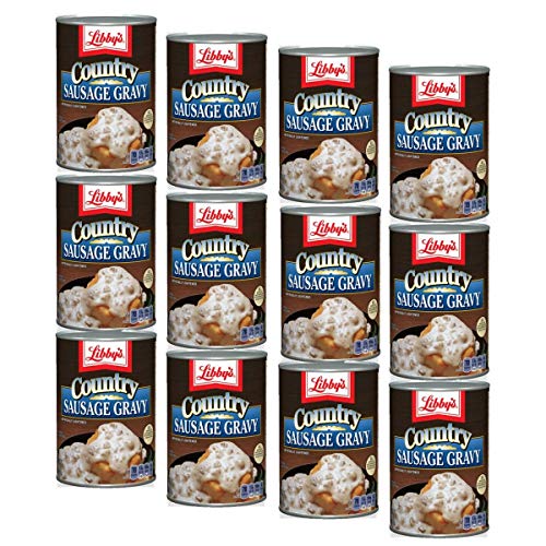 Libbys Country Sausage Gravy (15 oz Cans) (Pack of 12)