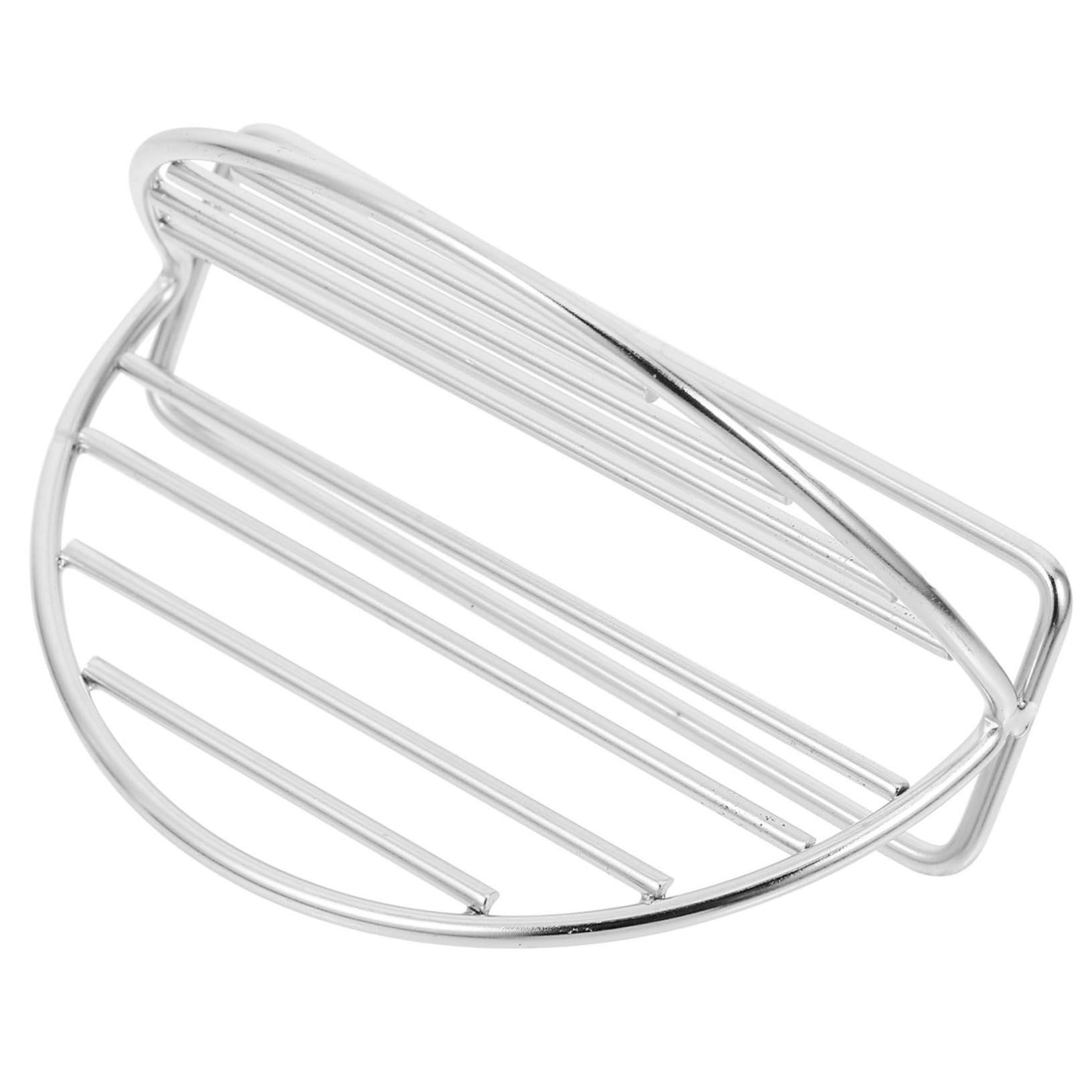 PartyKindom Stainless Steel Taco Holder Stand For Air Fryer Oven Table Taco Serving Tray For Tacos Burritos Tortillas Metal Taco Rack