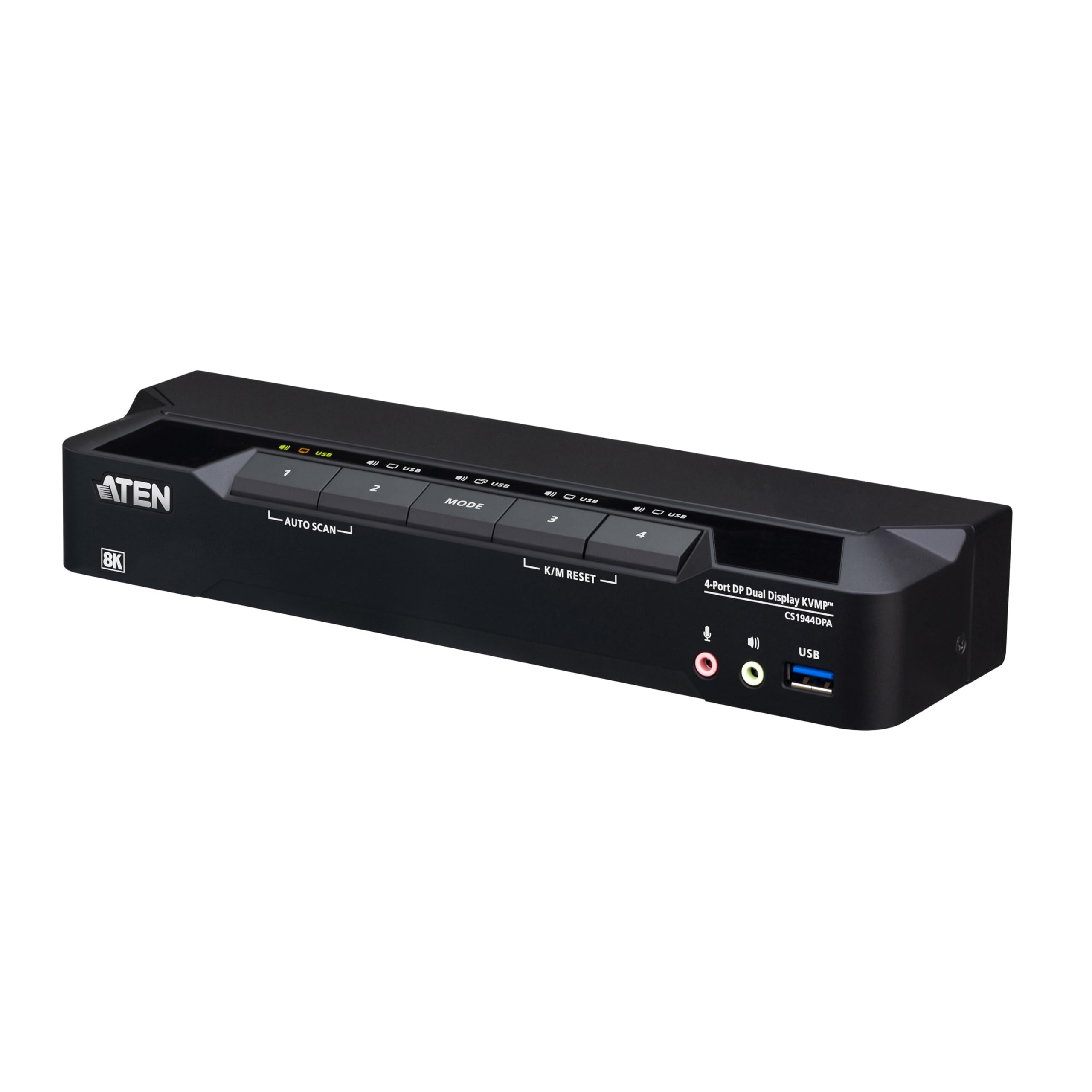 ATEN CS1944DPA 4-Port USB 3.0 8K Dual-Display DisplayPort KV