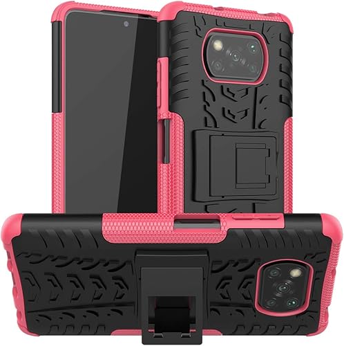 Funda para Xiaomi Poco X3X3 ProX3 NFC, Xiaomi Poco X3X3 ProX3 NFC Hybrid Case, Protección de doble capa a prueba de golpes Funda híbrida resistente