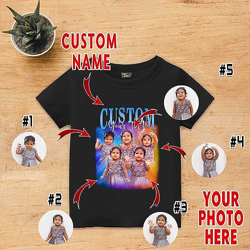 Image of Customized Gifts for Boys Kids Tshirts (cus-photo5print-boy)