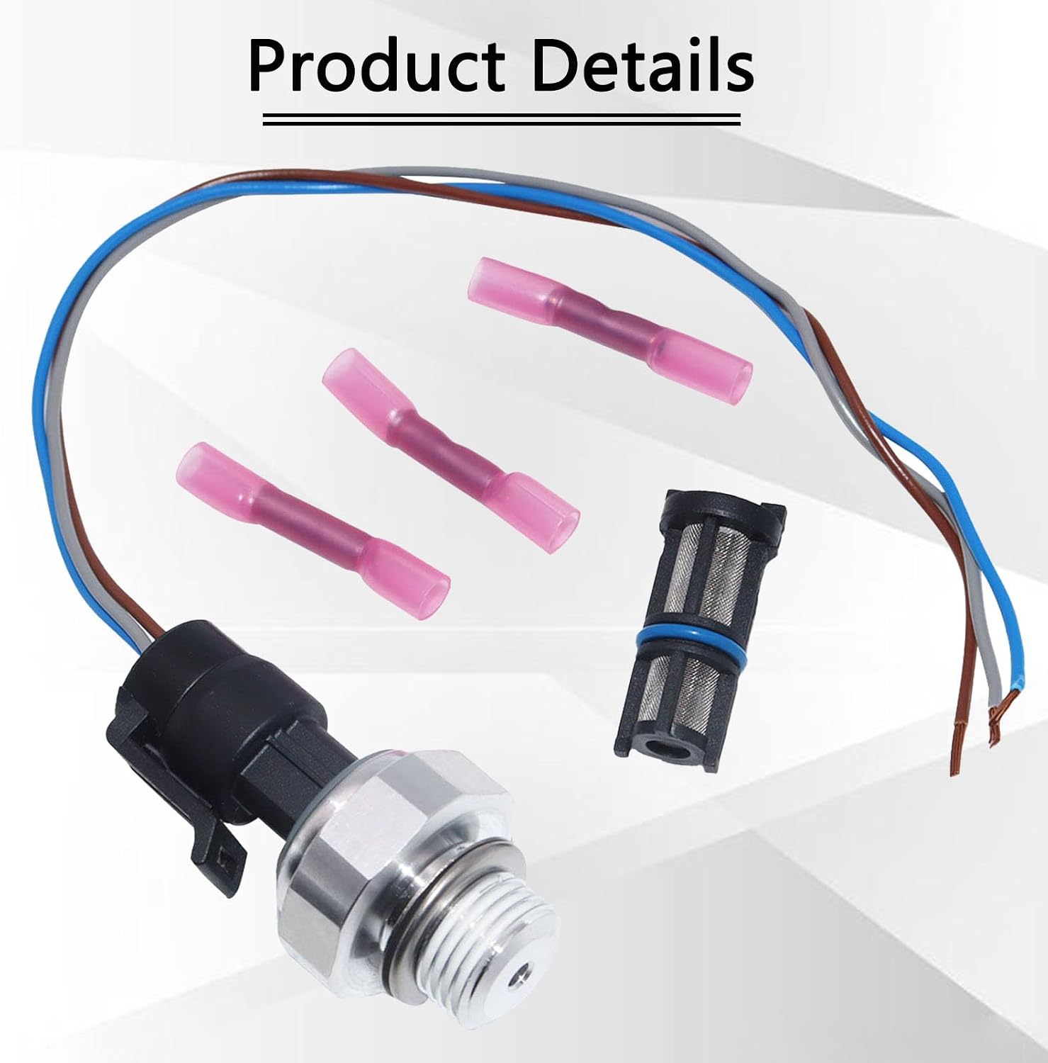 Engine Oil Pressure Sensor Switch Sending Unit with Screen Filter and Plug D1846A Compatible with Chevrolet Chevy Silverado GMC Sierra Cadillac Escalade Buick Lacrosse 03-08 4.8 5.3L 6.0L 6.2L