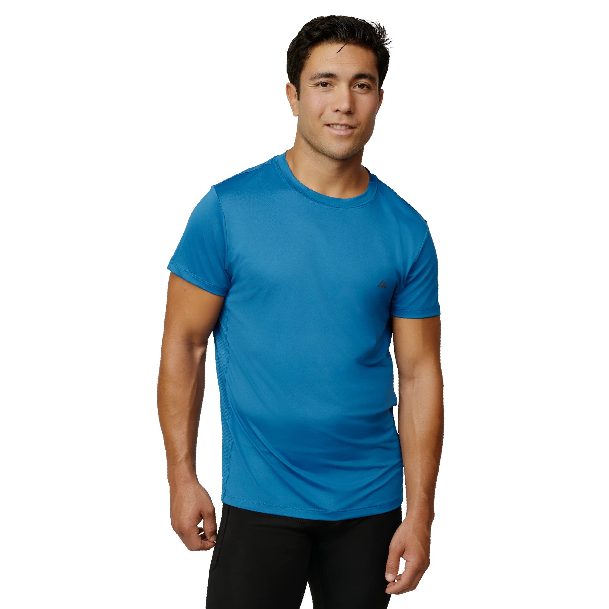 DANISH ENDURANCE Men's Sports Shirt, Running Shirt Made of Recycled Polyester, Breathable T-Shirt, Soft & Odourless, for Men
